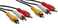 3x Cinch Audio/Video Standard