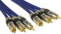 3x Cinch Audio/Video Premium