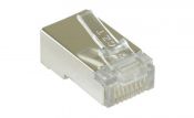 10er Pack, InLine� Modularstecker 8P8C RJ45 zum...