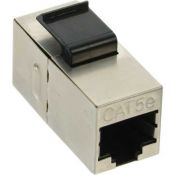 InLine� RJ45 Buchse / Buchse Einsatz, SNAP-In, Cat.5e