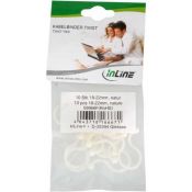 InLine� Kabelbinder Twist 18-22mm, natur, 100 St�ck