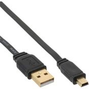 InLine� Mini-USB 2.0 Flachkabel, USB A Stecker an...