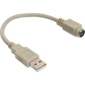InLine� USB Adapter Kabel, USB Stecker A auf PS/2 Buchse