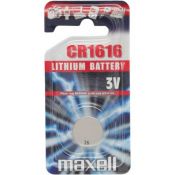 Maxell Batterie Lithium Knopfzelle Typ CR 1616, 1er Blister
