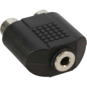 InLine� Audio Adapter, 3,5mm Klinke Buchse Mono an 2x...