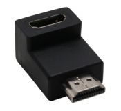 InLine� HDMI Adapter, 19pol Stecker / Buchse, gewinkelt