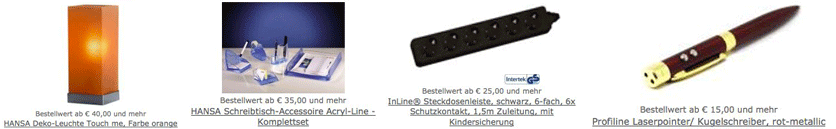 Gratisgeschenke bei GeWi.Tec GmbH