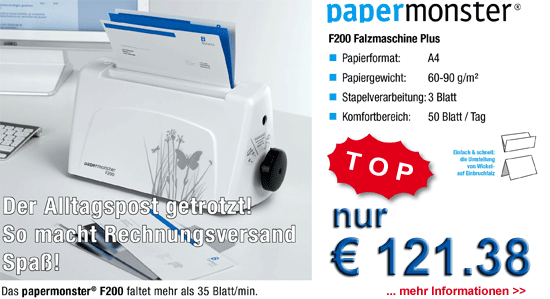 Martin Yale Falzmaschine papermonster F200