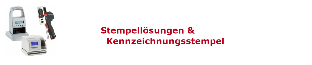 Stempellösungen & Kennzeichnungsstempel