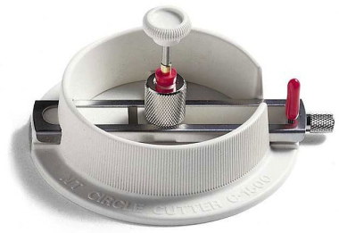 Kreisschneider C 1500 P, Farbe weiss, ø von 1,8 bis 17 cm