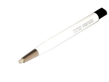 Radier Schleif Stift mit vernickelter Metallspitze Glaspinsel 4 x 60 mm