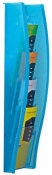 Wandprospekthalter styrodisplay blau DIN A6