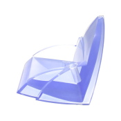 Zettelbox mit Stiftehalter Acryl Line transparent