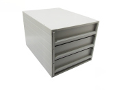 Ablagebox styro Typ 16003 individuell 3 Fächer 61 mm...