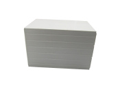 Ablagebox styro Typ 16003 individuell 3 Fächer 61 mm A4 grau