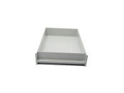 Ablagebox styro Typ 16003 individuell 3 Fächer 61 mm A4 grau