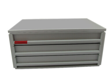 Ablagebox styro Typ 16007  A3 grau grau