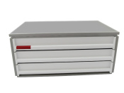 Ablagebox styro Typ 16007  A3 grau weiss