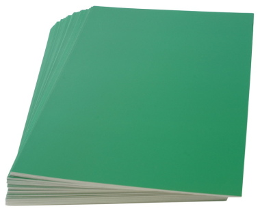 Rückenblätter 100 Stück Chromo DIN A4 grün Stärke 250 g/qm