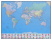 Schreibunterlage 650 x 500 mm GeoPad Welt deutsch homeoffice