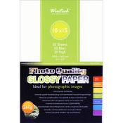 Fotopapier Wintech 10x15, 260g, 50 Blatt, 1-seitig