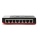Switch 8 Port plug and play 10/100Mbps Fast Ethernet Black Netzwerk