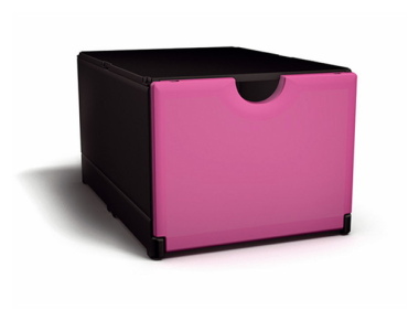 Plusbox schwarz- magenta