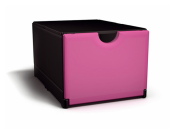 Plusbox schwarz- magenta