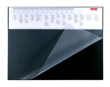 Schreibunterlage 650 x 500 mm mit Kalenderstreifen homeoffice Schreibtischunterlage