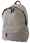 Rucksack grau/beige