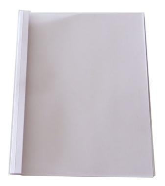 Thermobindemappen Rückenbreite 6 mm WEISS für max. für 60 Blatt - 100 Stück