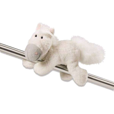 Pferd weiß 12 cm