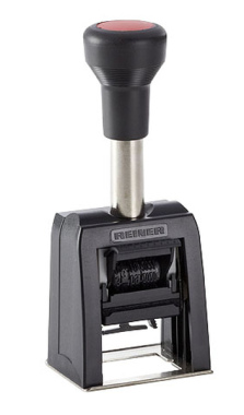 Datumstempel Modell D280 mit Textplatte (Zg 4)