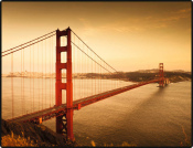 Schreibunterlage 650 x 500 mm Golden Gate Bridge...