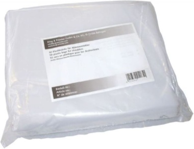 Plastiksäcke 50Stk. 9000037 Aktenvernichter IDEAL 3801