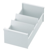 Karteikasten DIN A6 quer, grau
