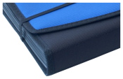 Fächermappen 2 Stück royalblau schwarz Angebotsmappen Schreibmappen