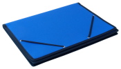 Dokumentenmappen 2 Stück royalblau schwarz...