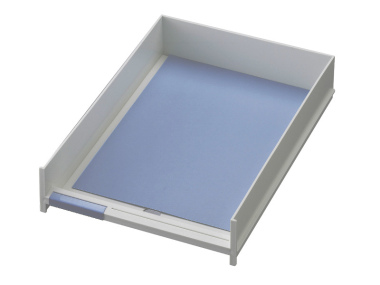 Schublade für Ablagen-Box Typ 16004, A4 grau, Vorderseite offen
