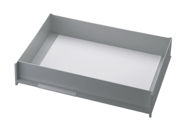 Schublade für Ablagen-Box Typ 16008, A3 grau, Vorderseite geschlossen