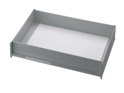 Schublade f&uuml;r Ablagen-Box Typ 16008, A3 grau, Vorderseite geschlossen