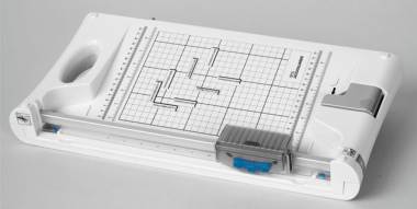 Hebel und Rollenschneider mit Eckenabrunder papermonster TG 20  Schnittlänge: 330 mm