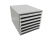 Ablageboxen styro Typ 16000 individuell 6 Fächer 27 mm A4 grau weiss - 2 Stück