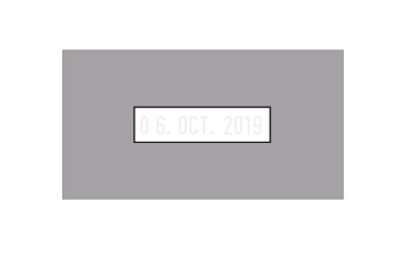 Zusatz-Klischeeträger für Eingangsstempel 510