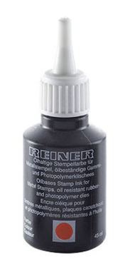 Metallstempelfarbe Reiner Stempel R348 ölhaltig rot 45 ml