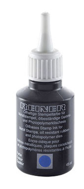 Metallstempelfarbe Reiner Stempel R332 ölhaltig blau 45 ml