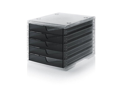 Ablagesysteme styroswingbox light transparent anthrazit  2 Stück