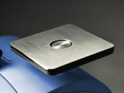 Frankiermaschine PostBase 100 mit Briefzuf&uuml;hrung - edles Design blau metallic - frank it
