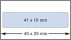 Numeroteur Modell DN41a mit Datum rechts (Zs 5 | Zg 4) Schaltung: bis 4x | Schriftart: Block / Block | Stempelfarbe: blau