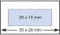 Datumstempel Modell D28b mit Textplatte (Zg 4) Datum-Art: Ziffern | Stempelfarbe: rot